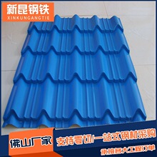 滚压成型珠三角批发彩钢瓦耐候隔音雨棚搭建YX28820工程源头工厂