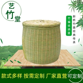 竹质工艺品;收纳篮/筐;竹编
