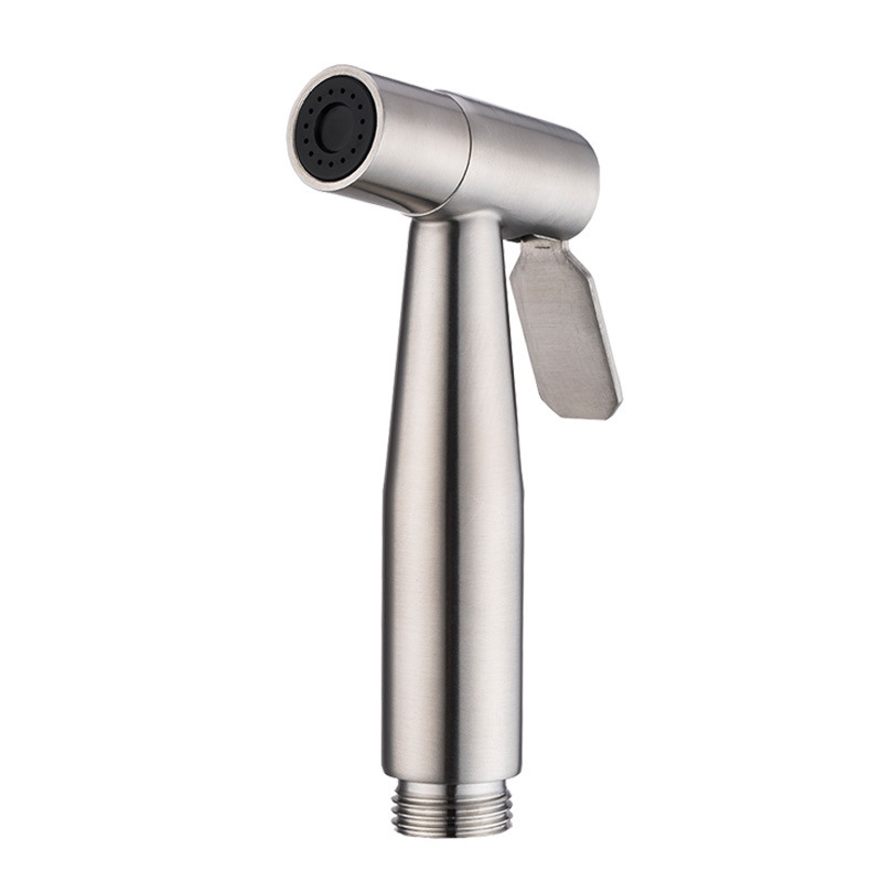 Stainless steel household toilet spray gun, faucet flushing device, nozzle, toilet flushing gun, toilet companion, high-pressure pressurization undefined