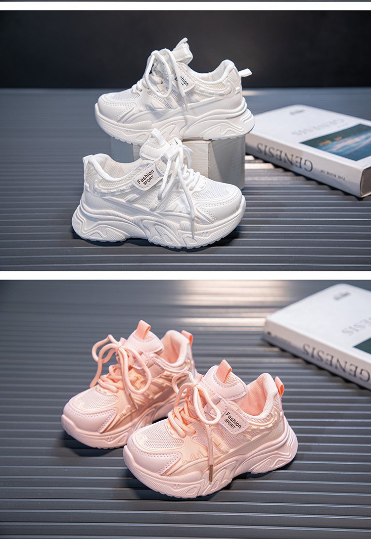 Ventilerande löparskor för barn lätta mesh sneakers för pojkar_voghion.com