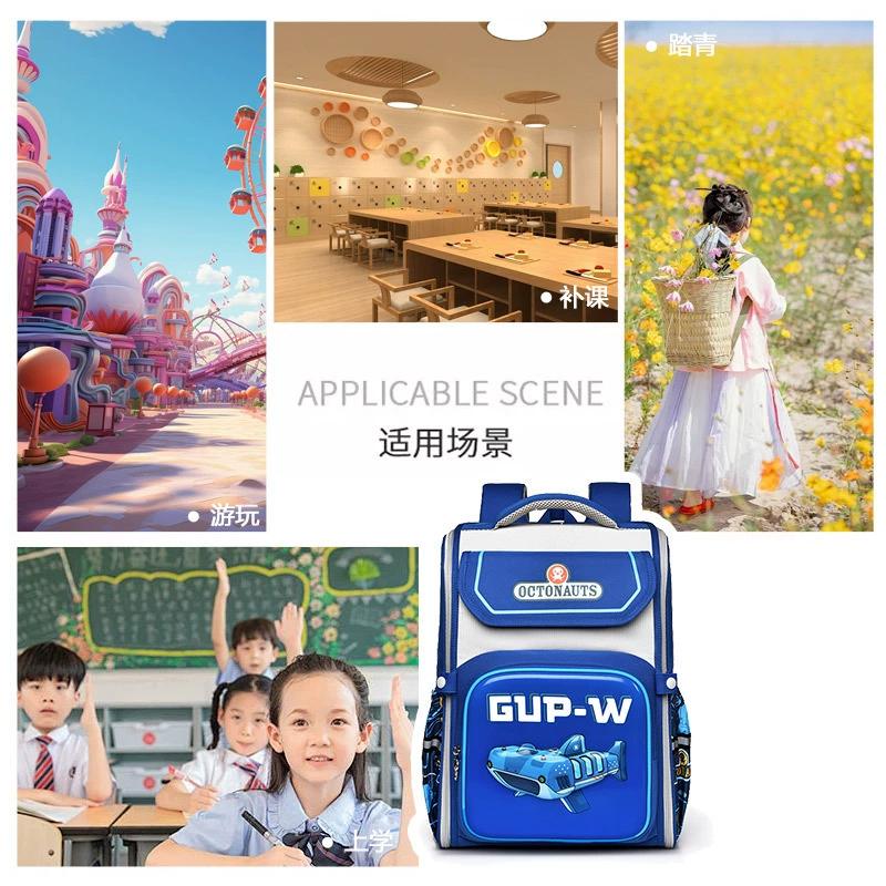Brand elementary school bag for boys in grade 5 and 6 2025 new 4-6 large-capacity girls backpack