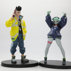 KOサイバーパンクエッジウォーカールーシーデビッドレベッカデスクトップケース置物小さなフィギュアフィギュアおもちゃカラフル