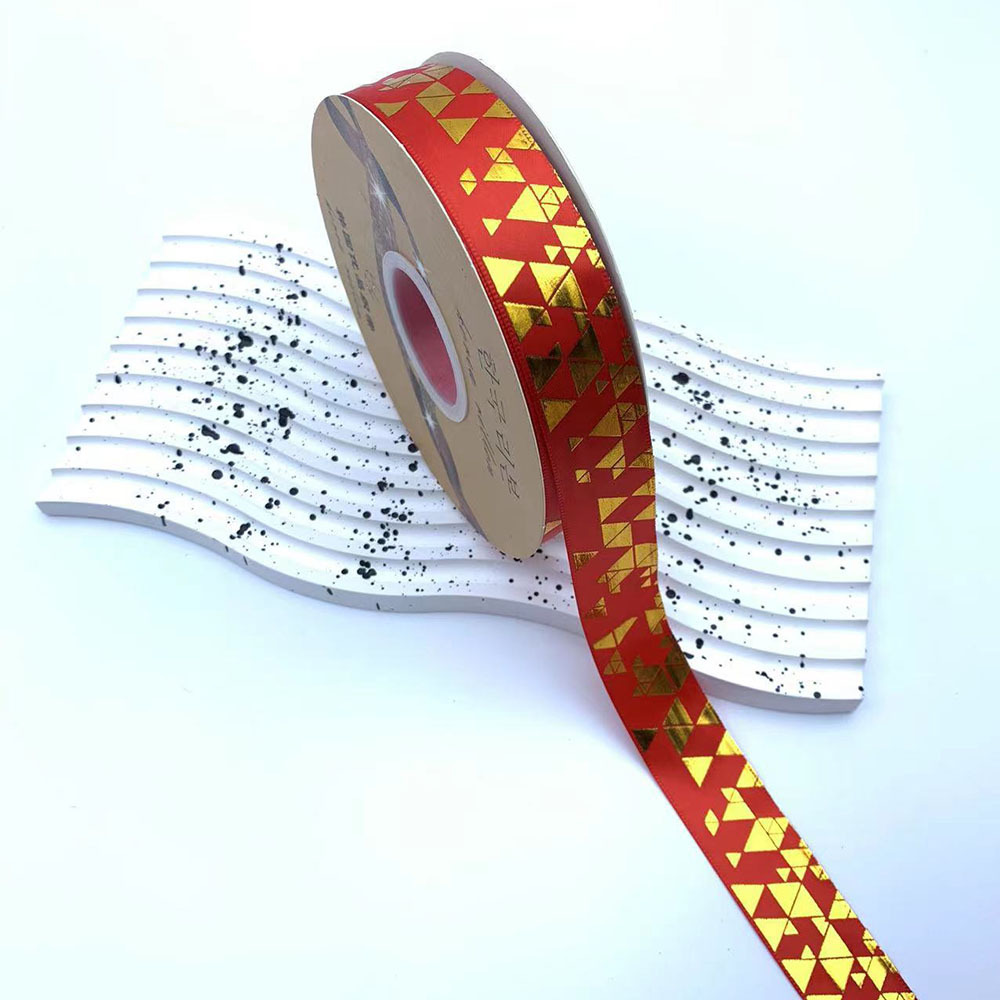 2,5 CM geométrico en forma de diamante Cinta de Oro bandeja de la barra hecha a mano de la cinta DIY ramo de hornear caja de regalo cinta de embalaje lote