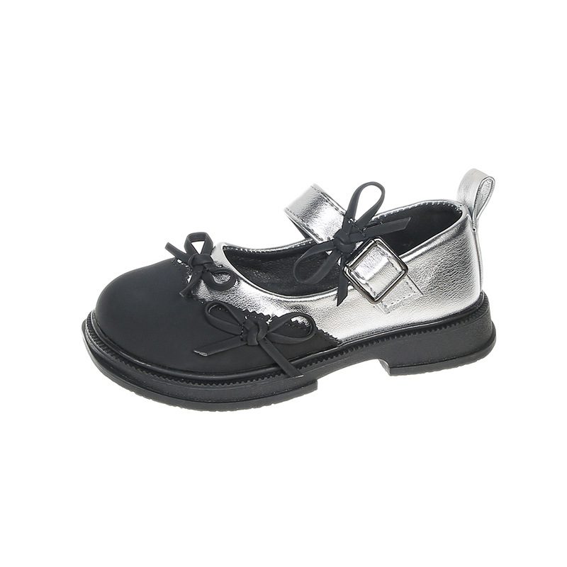 Zapatos de cuero de niñas primavera y otoño 2026 nuevos zapatos de mujer pequeños zapatos de rendimiento negro suave de primavera y otoño zapatos de princesa de niños image 6