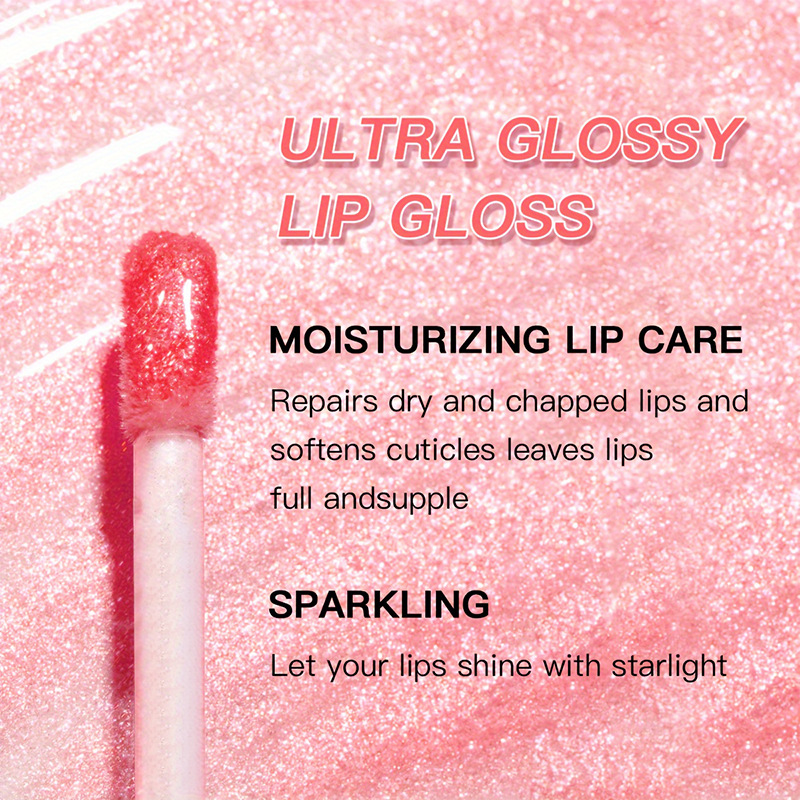 USHAS explotador transfronterizo spot lipstick lubricante hidratante transparente no mancha esmalte labial miel labial