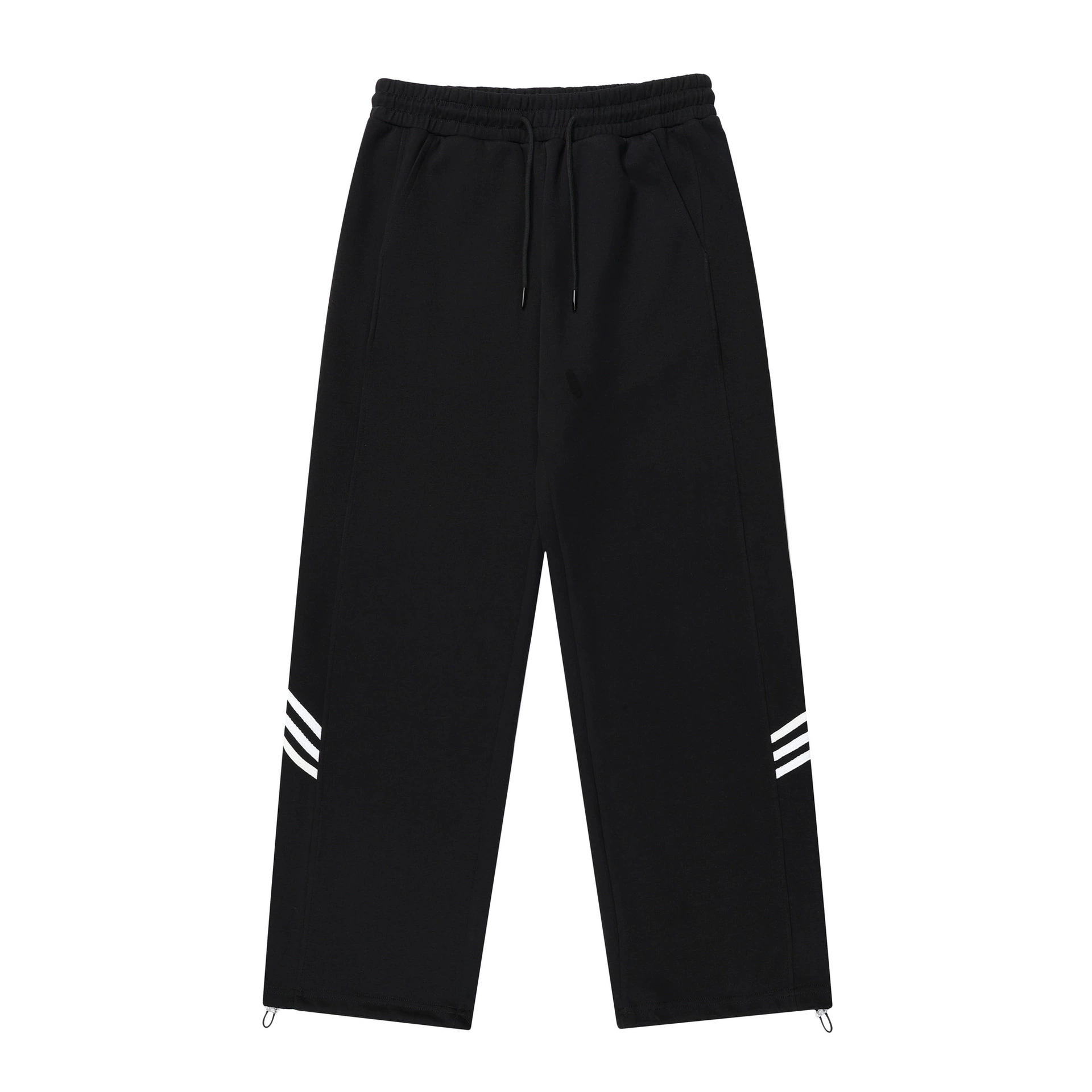 Официально разработанные knitted trousers, 2023, американский стиль, свободный прямой покрой