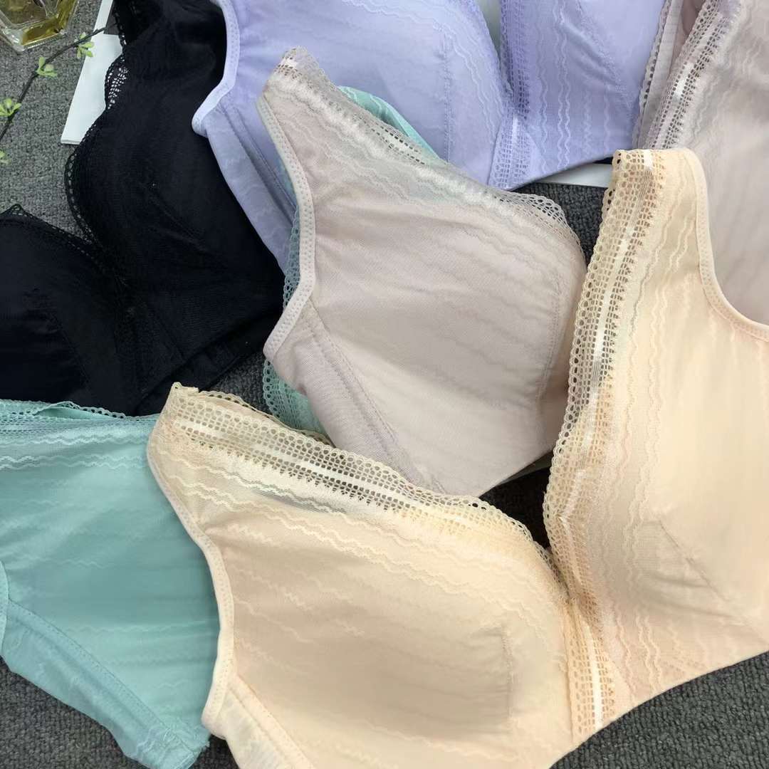 Nuevo Sujetador de encaje cintura ajustable que adelgaza la ropa interior de pecho pequeño empuja hacia arriba la ropa interior cómoda empuja hacia arriba el sujetador sin costuras image 3