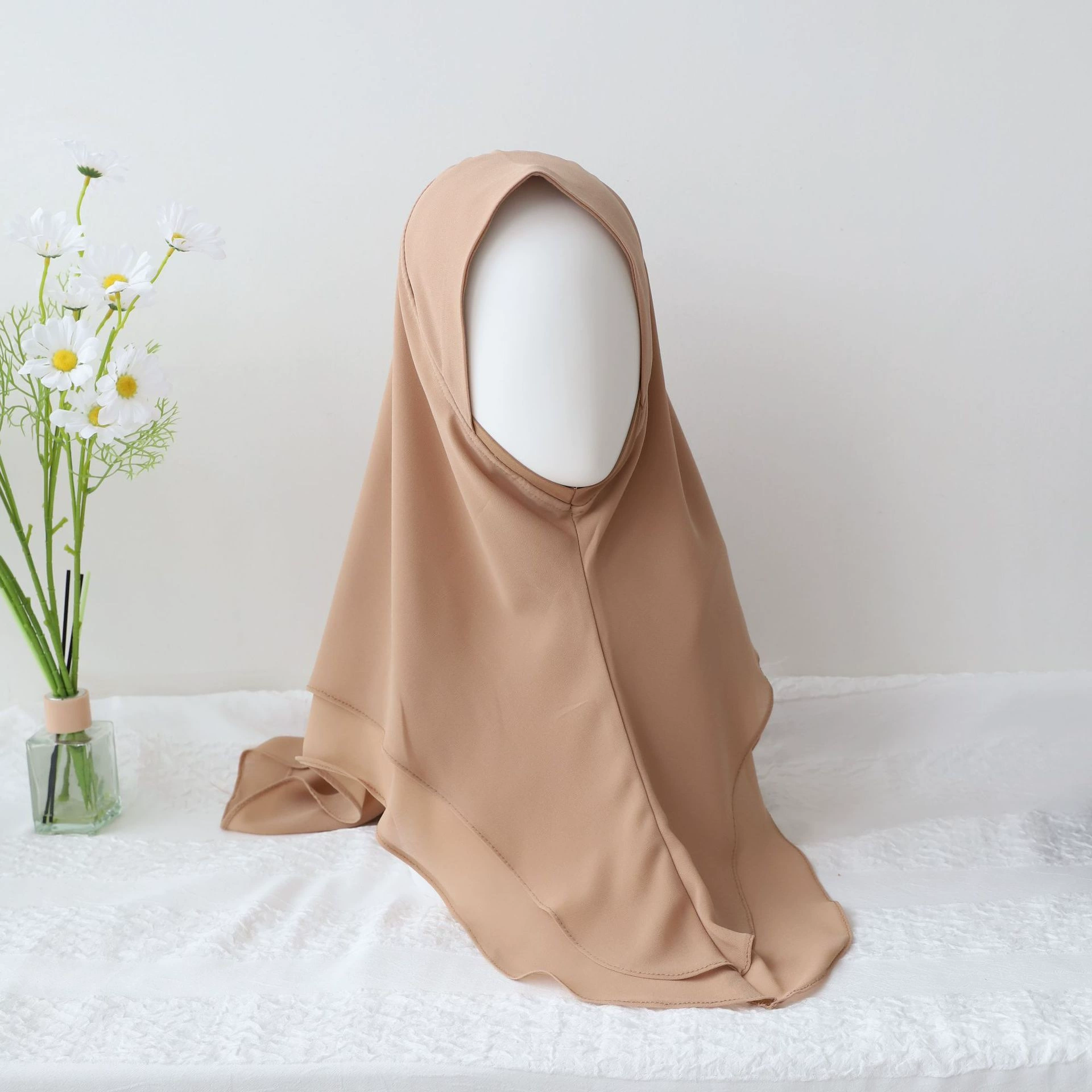 Scarf chiffon breathable comfortable, one size, multi-color hijab style