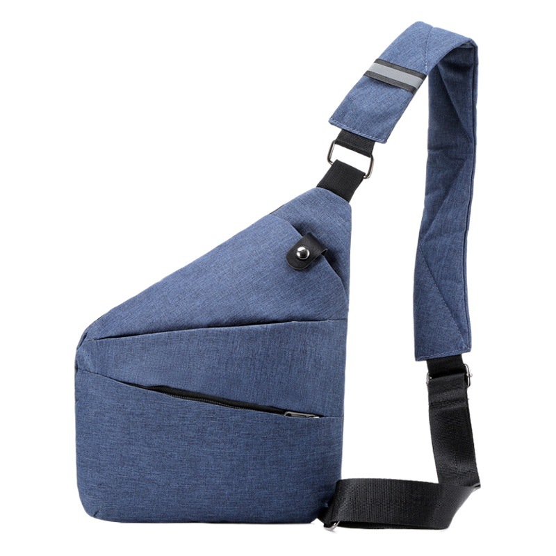 Al por mayor nuevo bolso de hombro de los hombres deportes casuales bolsa de pecho a cuadros al aire libre ocio logo puede ser impreso