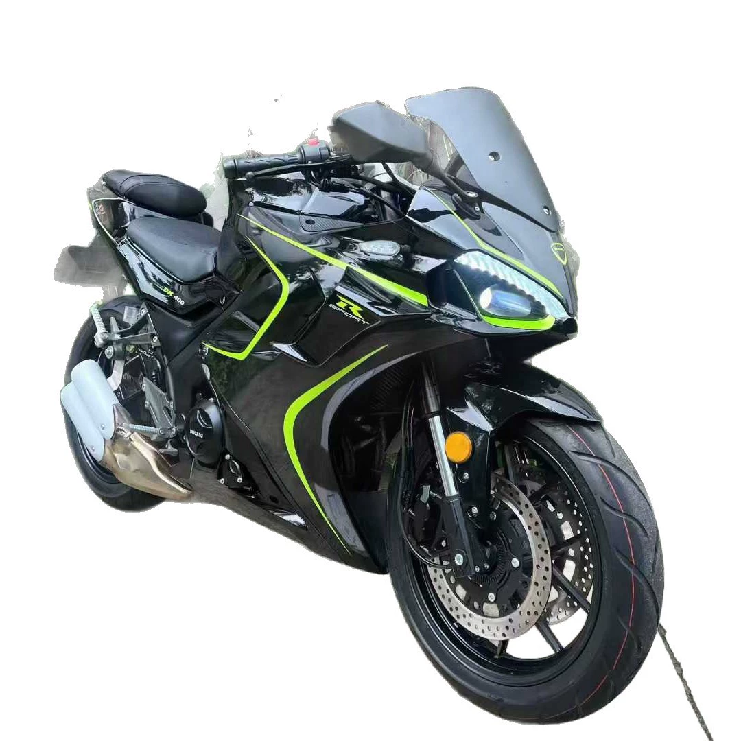 Новый шанхайский строительный Ducasin DK400 twin-cylinder водяного охлаждения 400 мотоцикл спортивный автомобиль тяжелый мотоцикл гонка топливо