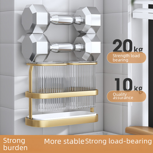 Luxury Chopstick Holder Can Drain Kitchen Chopstick Cage Iron Spoon Storage Box Detachable European Chopstick Rack No Hole 