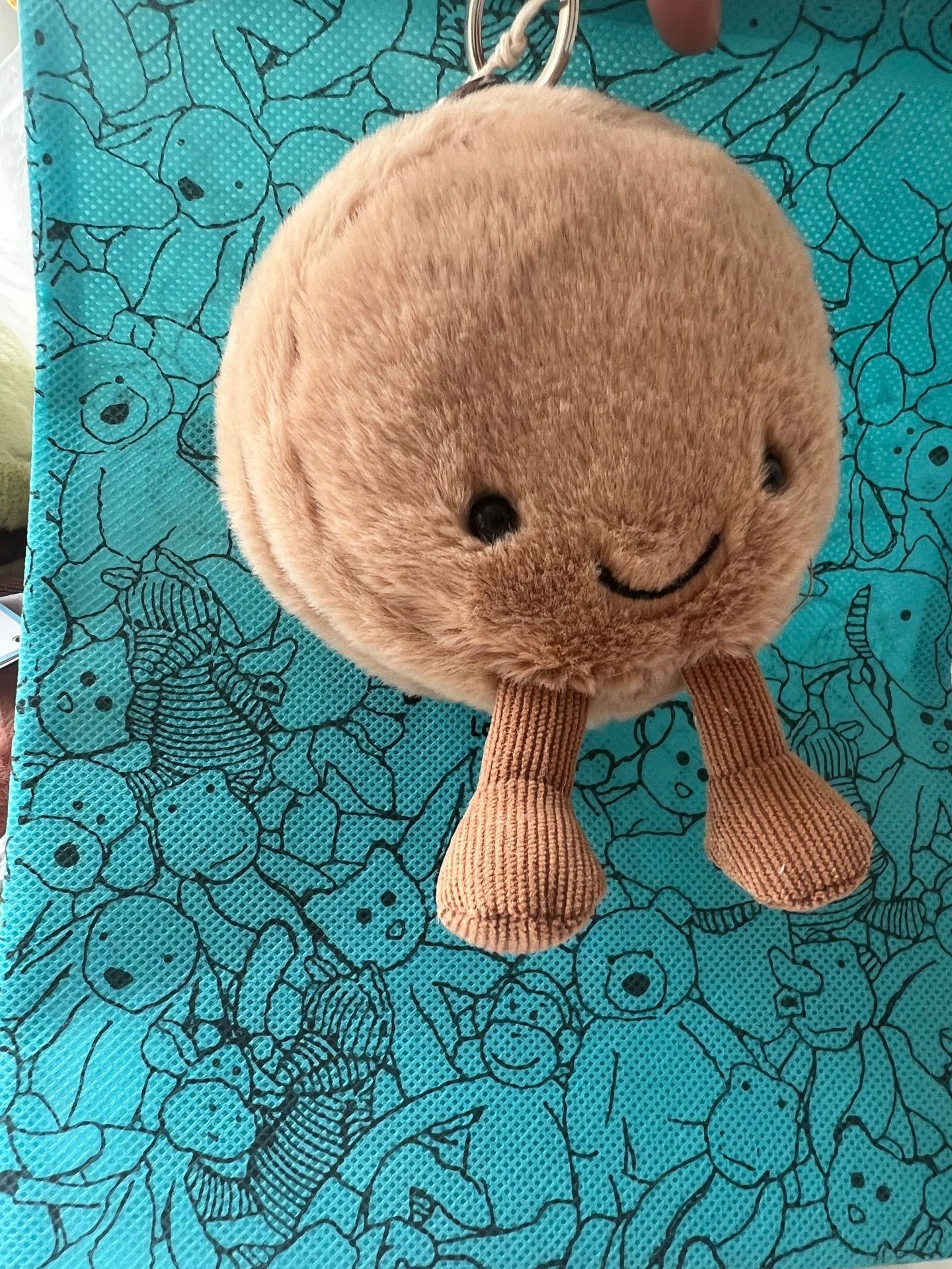 Macaron brown pendant