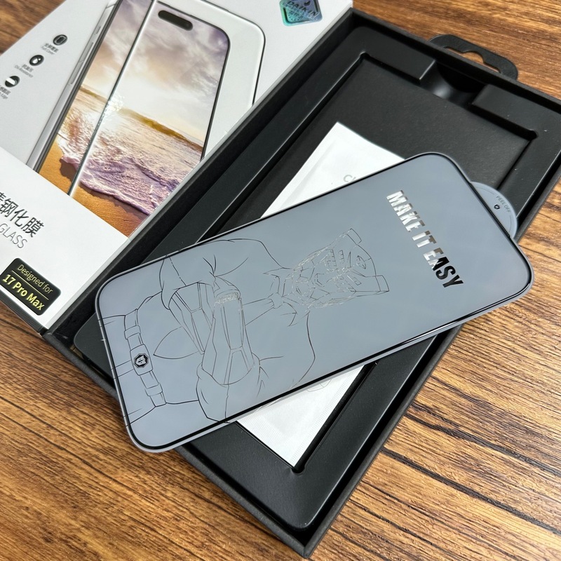 URR适用于iphine17pro max高清钢化膜3D微雕高清高透|undefined
