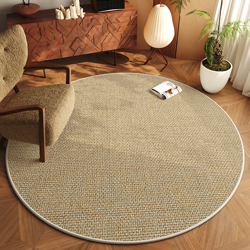 Alfombra de oficina redonda europea sala de estar sofá mesa de té mantas de estudio cojín de silla giratoria cojín de asiento de cama cojín de cama