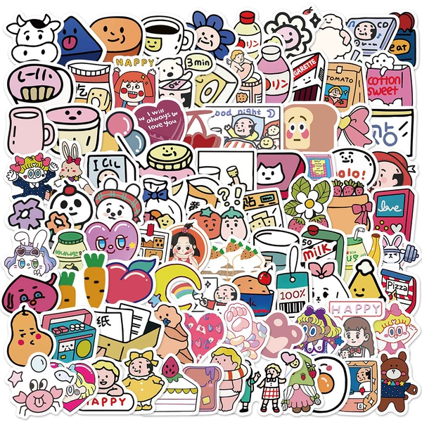 HT205 cartoon stickers (including Chinese stickers, mind don’t take photos!)