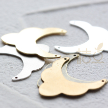 DIY��Ʒ��ͭ��� ͭ�� ͭƬ 23*24mm ���� ���� ˫�׶ƽ� (4627C)