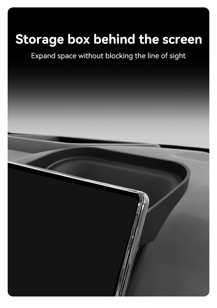 Suitable for 24 Byd Shark Pickup Central Control Screen Storage Box Shark Car Storage Car Supplies Modification