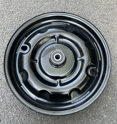 Motorcycle wheel hub 2.75-14 - 400350-12-front-steel-ring-6302-without-brake