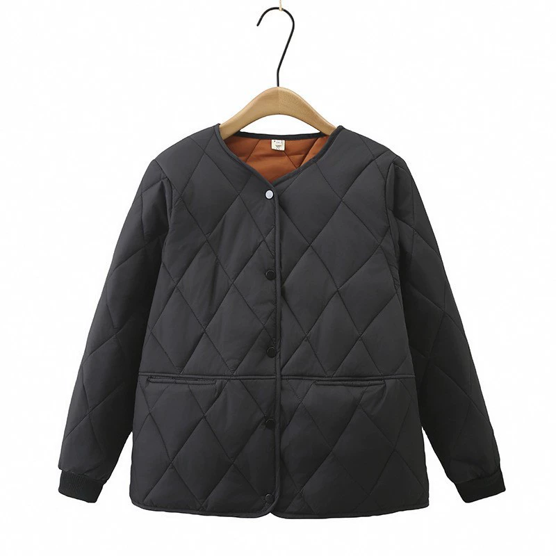 Легкий стеганый пуховик, большой размер, демисезон, 2 цвета (XL–4XL)