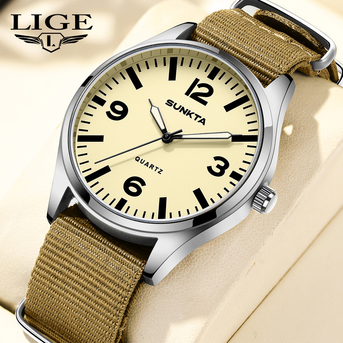 SUNKTA/Lieger new digital scale men's and women's digital dial watch…