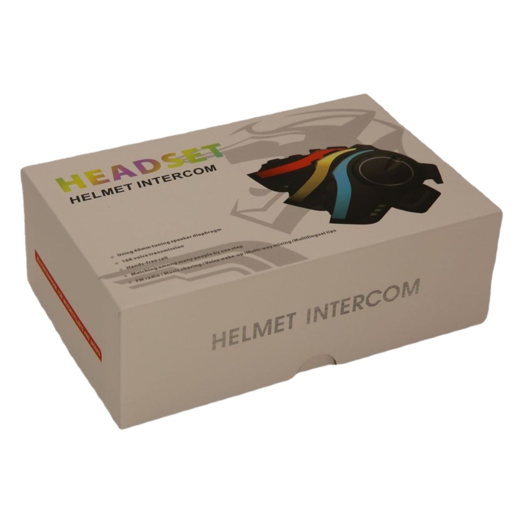 HY-02 clásico transfronterizo de 6 personas 2K m casco de intercomunicador auricular Bluetooth red de una tecla conmutador de varios idiomas