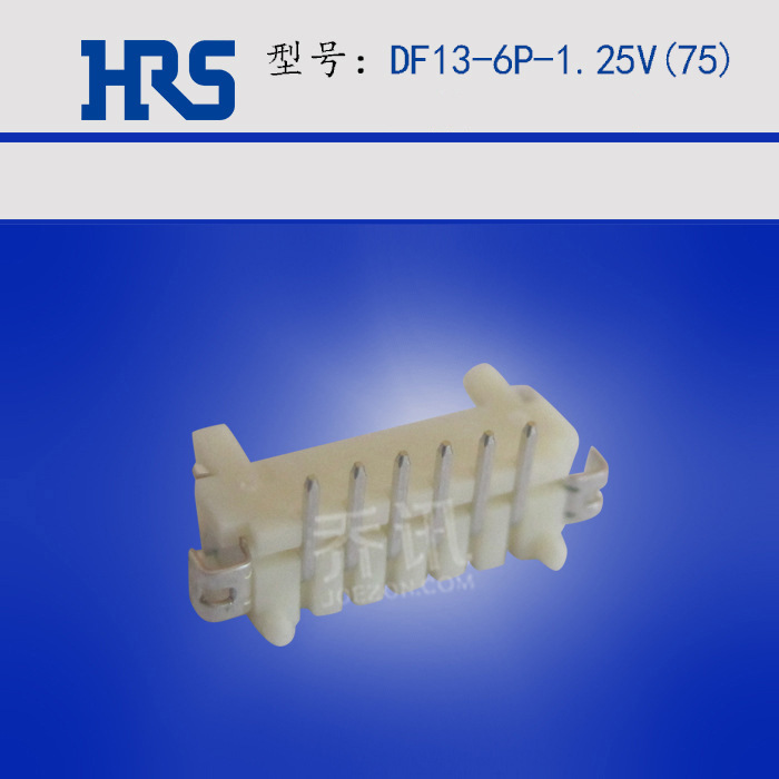 ��ͷ ���������� DF13-6P-1.25V(75) 6Pin HRS  hirose�Ӳ��