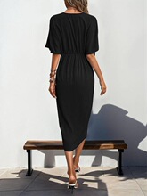 X 38014 Sleeves Irregular Dress ����������ȹ �羳ŷ��