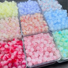 玻璃珠手串8mm散珠古风DIY材料手工串珠饰品配件diy材料手链