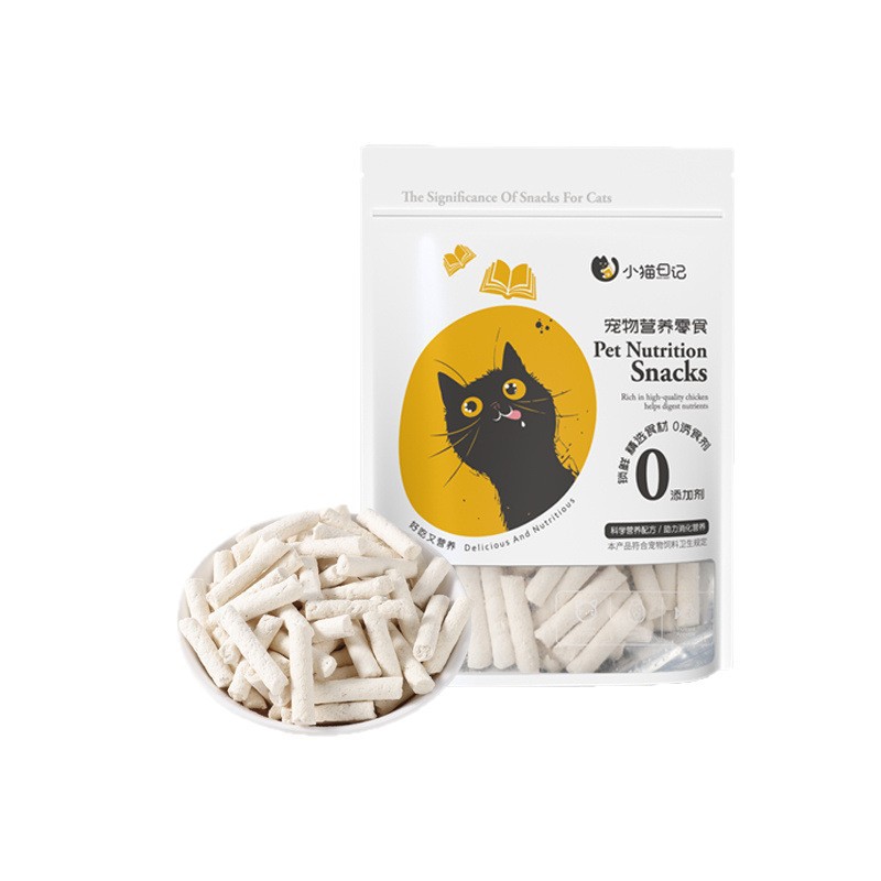 Palo de leche de cabra, nutrición suplementaria para gatos, refrigerios liofilizados para gatos