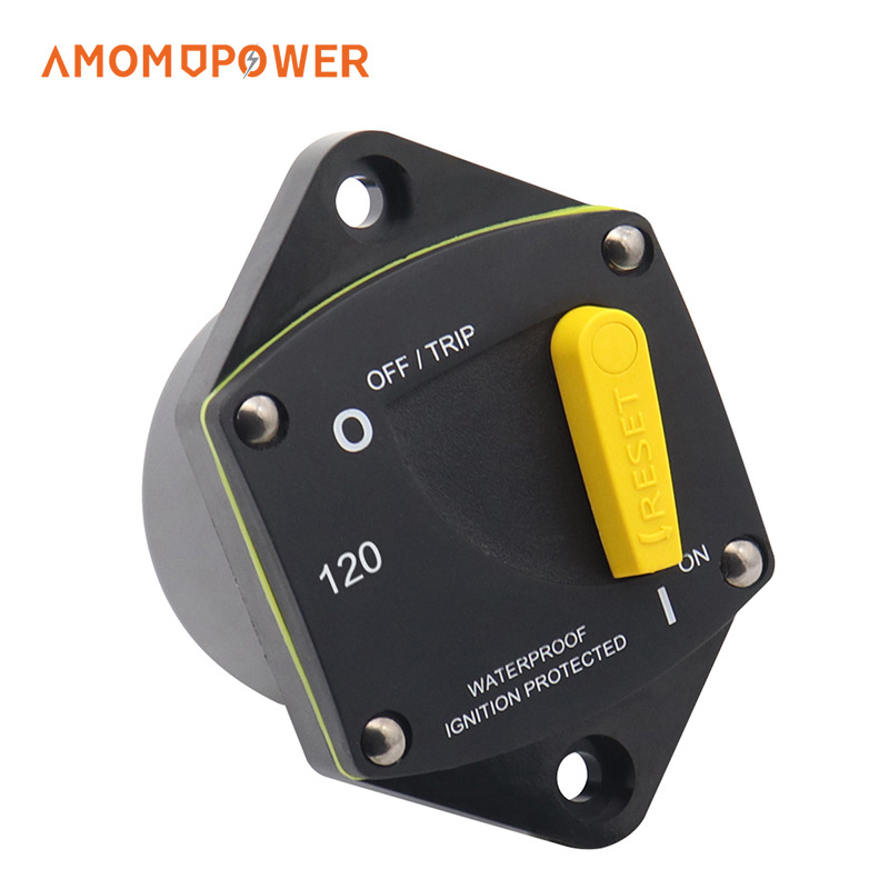 汽车可恢复断路器改装游艇过载保护器手动复位断路器48V30-150A