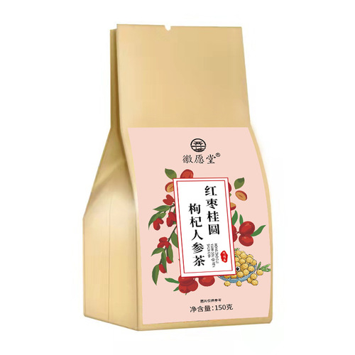 Red dates, longan, wolfberry, ginseng tea, rose ginger tea combination tea bag 150g bag manufacturer wholesale dropshipping