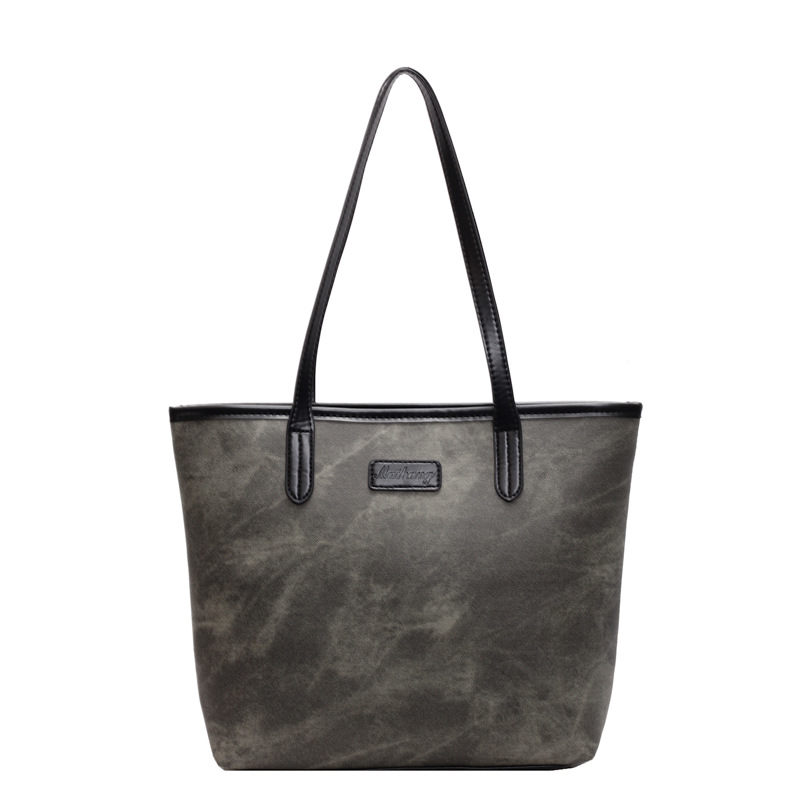 Bolso de gran capacidad de pase de alta calidad 2024 nuevo bolso femenino casual estilo occidental bolso de hombro salvaje bolso popular