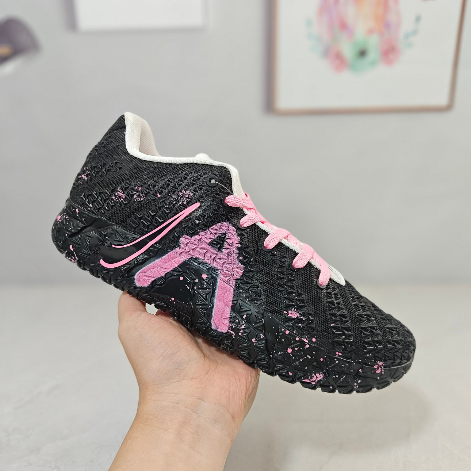 Zapatos de baloncesto de alta calidad JA3 de combate real Morant tres generaciones de zapatos deportivos casuales de noche resistentes a la torsión, agarre, zapatos de rebote image 9