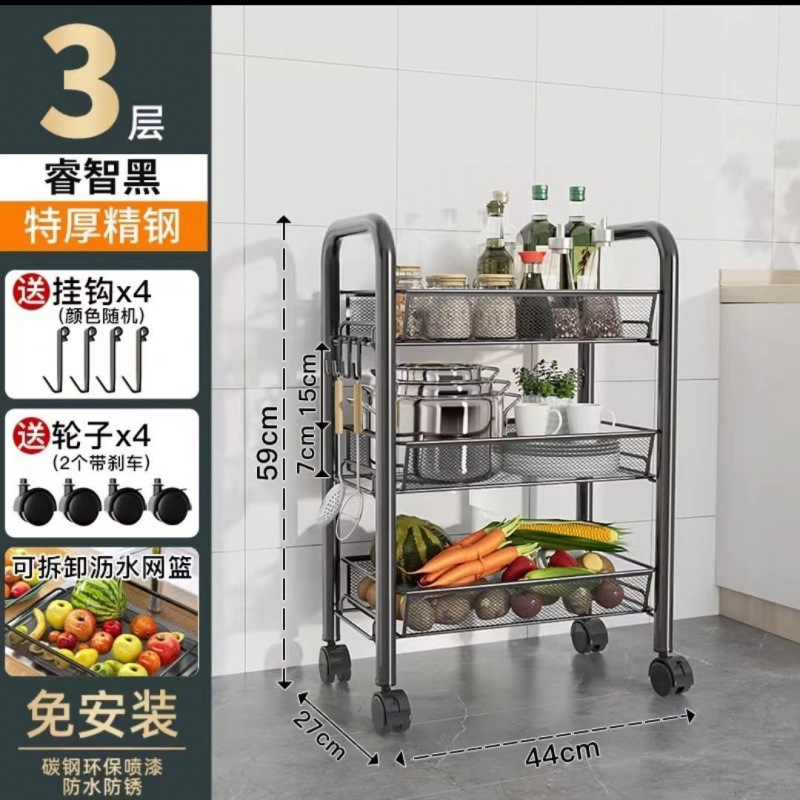 3겹 검정색 [두꺼운 탄소강 모델]에는 후크 + 도르래가 함께 제공됩니다. - [너무 많이 생산됨] 2일 동안 반값 처리