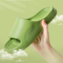 拖鞋女夏季踩屎感软底韩版浴室EVA按摩家居家用厚底情侣亲 子凉拖