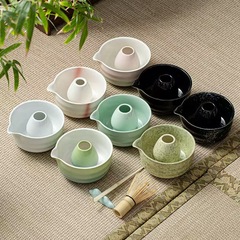日本式陶磁茶立抹茶セット竹宋代点茶茶道打抹茶ブラシ茶茶