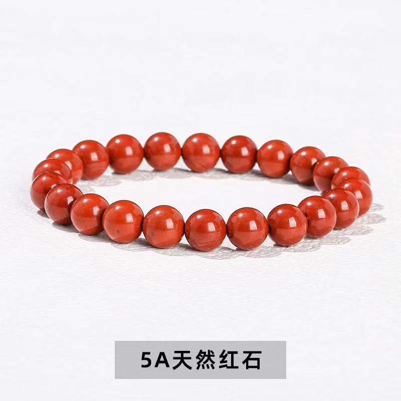 5a natural red stone bracelet