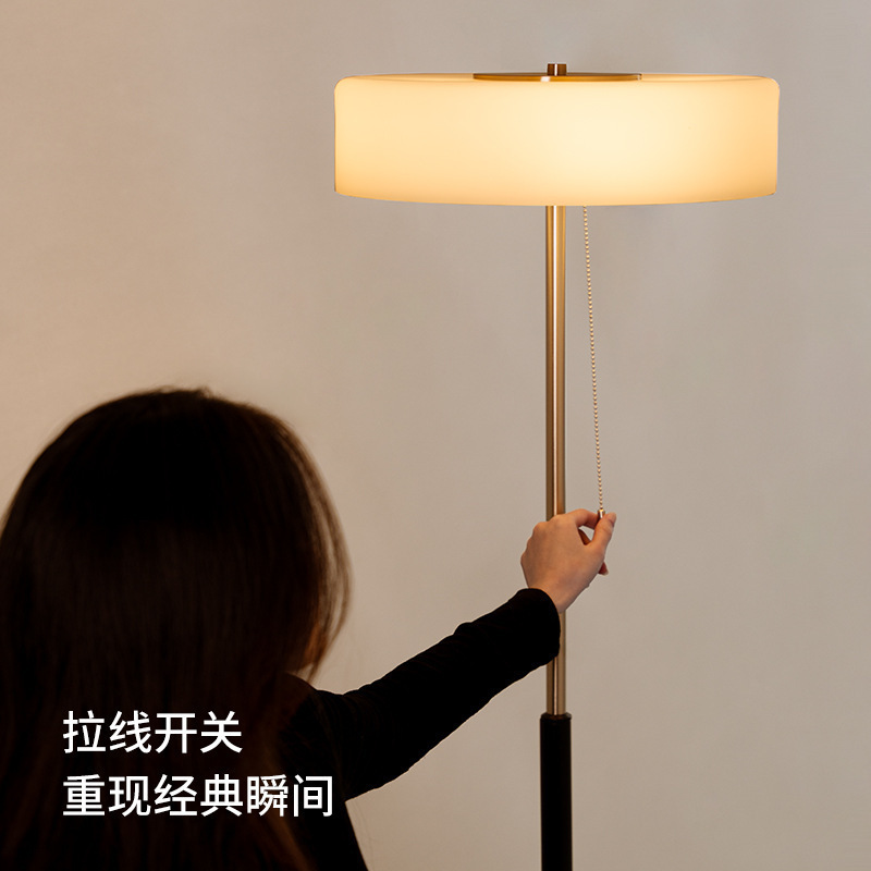 高颜值落地灯客厅沙发旁边后现代轻奢意式极简设计感玻璃卧室台灯|undefined