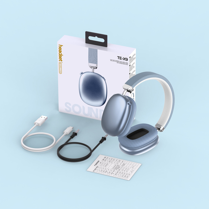 国境を越えた新製品 TE-X9 ヘッドセット ワイヤレス Bluetooth ヘッドセット 重低音 スポーツ ゲーム 携帯電話 ユニバーサル|undefined