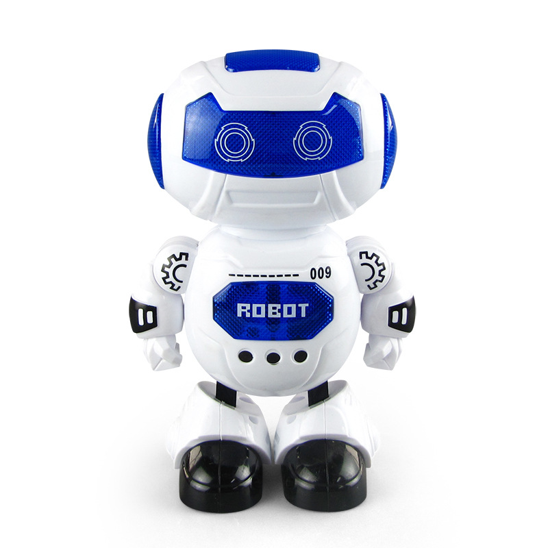 Transfronterizo nuevo robot de baile eléctrico música Luz Espacio robot de baile modelo puesto de suministro al por mayor