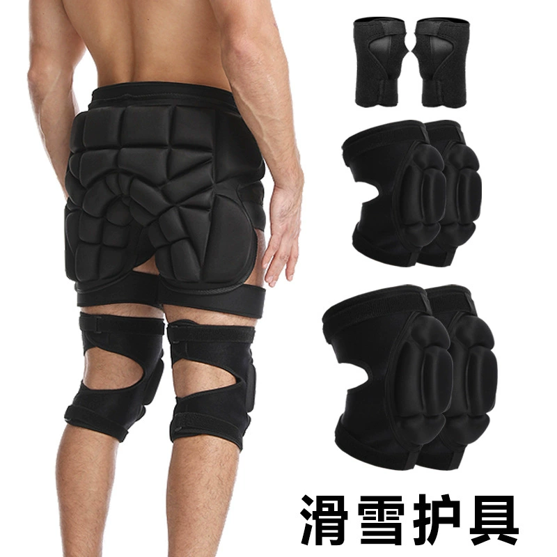 Сноуборное? Нет: Ski thigh pad, protective gear for adults, knee pads, waterproof winter elbow pads, increased thickness, fall protection