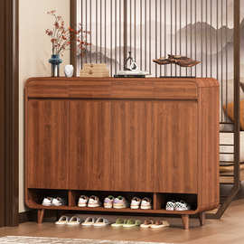 鞋柜门口一体柜家用入户鞋柜室内出租房用玄关柜门外走廊靠墙鞋架