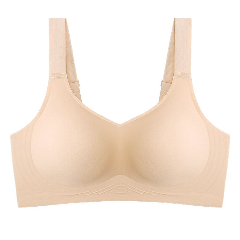 Sujetador deportivo popular transfronterizo con soporte suave para bustos grandes, inalámbrico, antideslizante, sin costuras, ajustable, que hace que los bustos grandes se vean más pequeños.