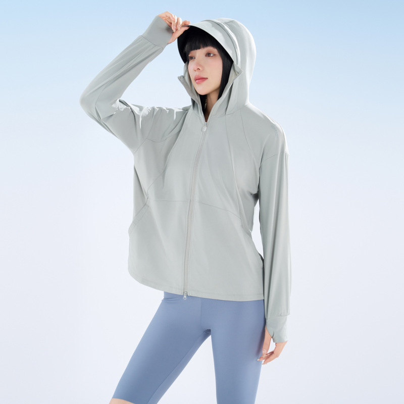 Loose-Fitting Sun Protection Clothing 2026 New Model for Women, Cool Ice Silk Breathable Jacket, Outdoor Top, Original Yarn Sun Protection Clothing