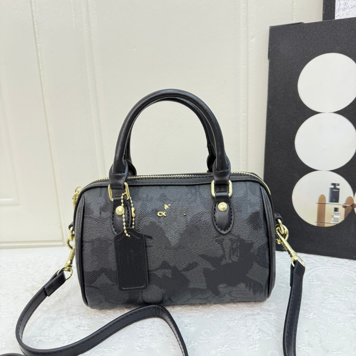 Koujia New Pillow Bag Monogram Mini Fashion Crossbody Single Shoulder Women's Handbag Boston Large Capacity Bag - Thumbnail 2