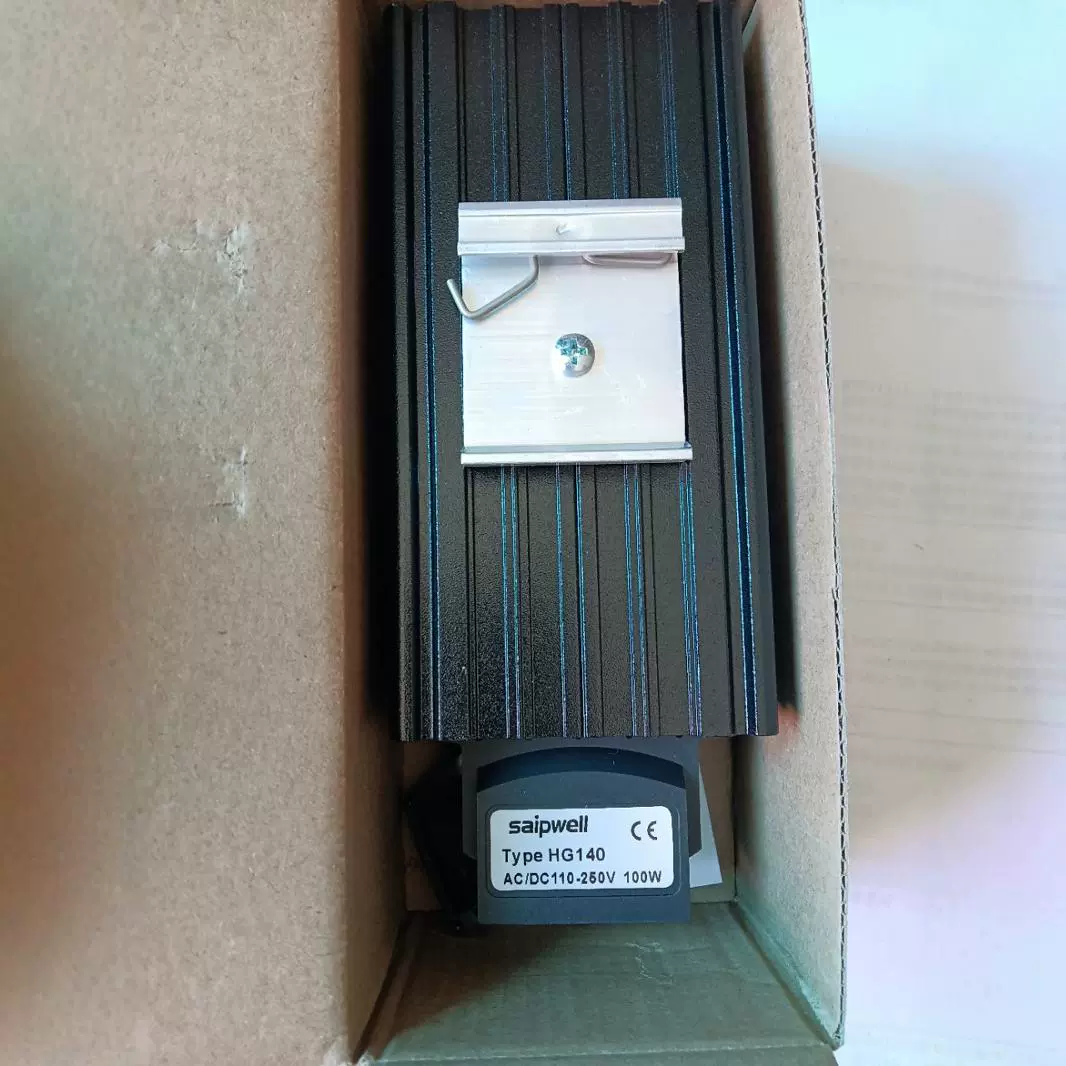 Нагреватель PTC для защиты от конденсации нагревательный корпус из алюминиевого сплава Осушитель из алюминиевого сплава Распределительная коробка нагреватель HG140-100W