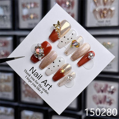 【合集15-6】純手工穿戴甲美甲批發新年戰甲手作高級長款兒童甲片