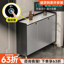 防盗容量门口家用带大容量口门外鞋柜柜锁门外电梯鞋柜室外楼道走