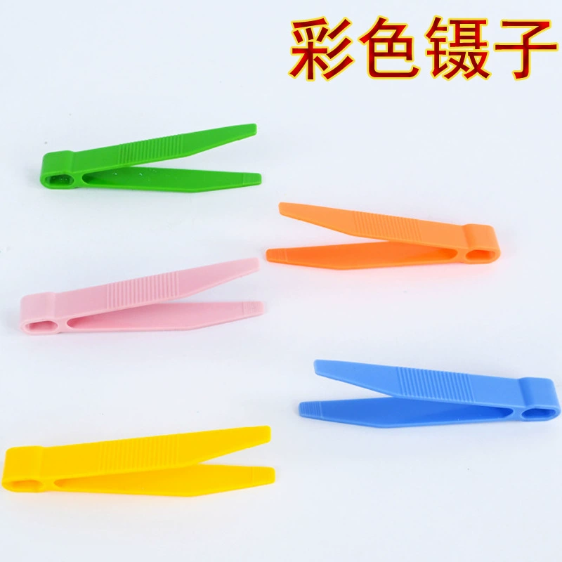 Детский набор для ловли насекомых на природе, большой зажим для насекомых, разноцветные пластиковые щипцы, оптовая продажа зажимов, аксессуары для экстренных ситуаций, трансграничные поставки