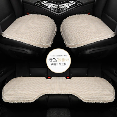 Covers and Cute Accessories – Universal seat cover - jnx-light-and-elegant-rice-small-three-pieces-1